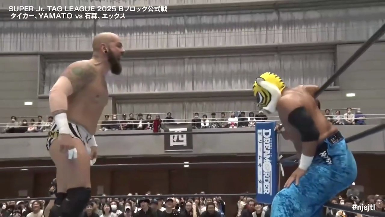 Tiger Mask & YAMATO vs. Robbie X & Taiji Ishimori - Super Junior Tag League 2025 Block B Match: NJPW Super Junior Tag League 2025 Day 4 (10/26/2025）