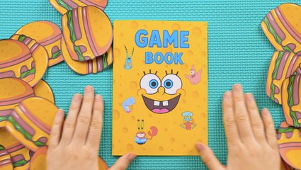 100 Krabby Patties?🍔 No Problem For Paper Sponge Bob!