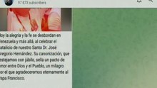 Presidente Maduro: San José Gregorio Hernández demostró la compatibilidad entre la fe y la ciencia