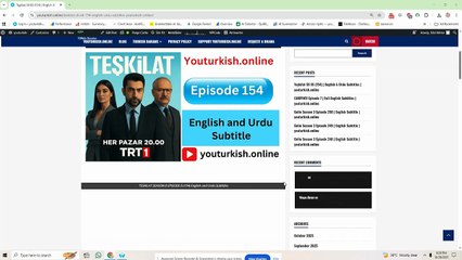 Teşkilat Season 6 Episode 6 (154) English and Urdu Subtitles | youturkish.online