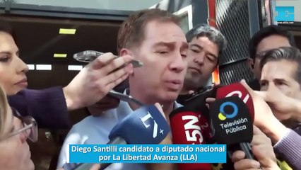 Diego Santilli candidato a diputado nacional por La Libertad Avanza (LLA)