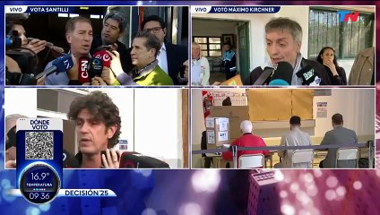 Diego Santilli habló tras votar en las elecciones legislativas 2025