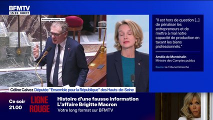 Retraites: "Il faut distinguer la proposition de suspension et ce que souligne Gérard Larcher qui est l'abandon de la réforme", rappelle Céline Calvez (Ensemble)