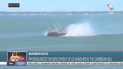 Barbados, PM denounced the deployment of US warships in the Caribbean Sea