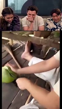 Tom Holland Reacts To Viral Videos part 7 #tomholland #funny #reaction #memes