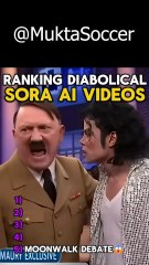 Michael Jackson x Hitler AI Debate 😳  Ranking the Most Diabolical AI Videos Ever! #funny #viral #shorts #usa
