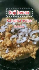Besan suji ka halwa recipe/ winter special halwa