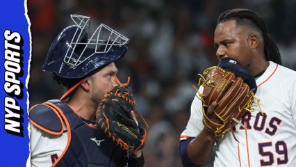 Framber Valdez denies intentionally crossing up catcher in postgame interview