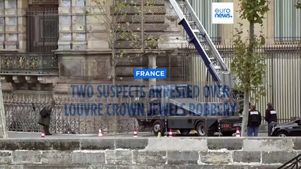 Louvre robbery: Two suspects arrested, Paris prosecutor says