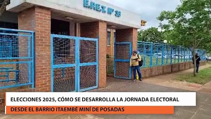 Cómo se desarrolla la Jornada Electoral desde el Barrio Itaembé Miní de Posadas
