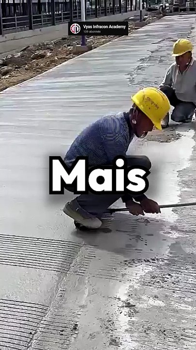 Les raisons étonnantes des lignes sur le béton !