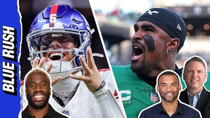 Jaxson Dart, Giants to square off against Eagles again | Blue Rush