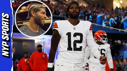Shedeur Sanders MUTES himself after being asked about remaining Browns QB3