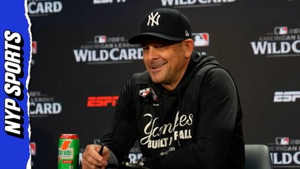 Aaron Boone after Yankees win Game 2, 4-3