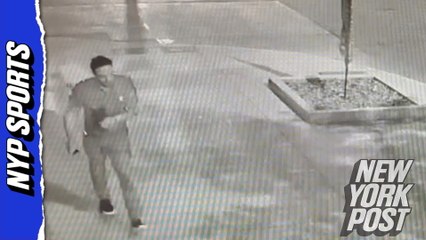 Bloody Mark Sanchez seen stumbling down Indianapolis sidewalk after being stabbed in fight with grease truck driver