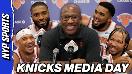 Best of from Mike Brown, Jalen Brunson, Karl-Anthony Towns, Josh Hart, Mikal Bridges at Knicks Media Day