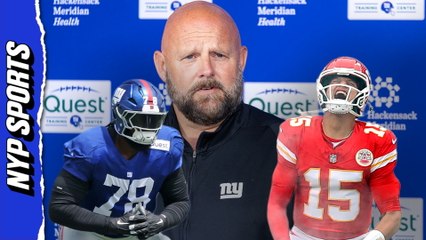 Brian Daboll provides outlook on Andrew Thomas, Chiefs-Giants matchup