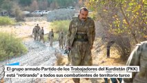 El grupo armado PKK retira sus tropas de Turquía