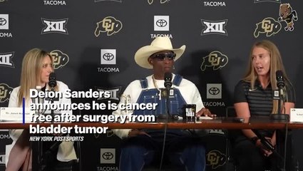 Deion Sanders Announces He Is Cancer-Free Following Bladder Tumor Surgery