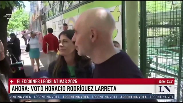 Votó Horacio Rodríguez Larreta