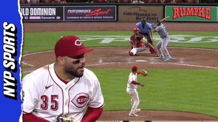 Ex-Yankee Jose Trevino throws slowest pitch of MLB season