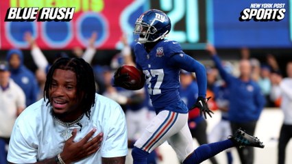 Giants' Ihmir Smith-Marsette breaks down his 100-yard kick return TD