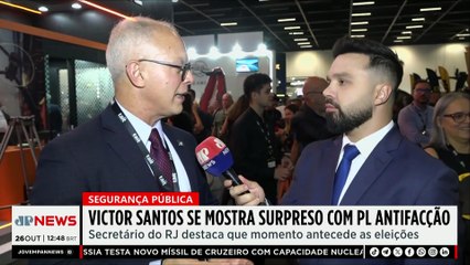 Lei antifacção: Derrite comemora e Victor Santos se diz surpreso com o PL; Eduardo Maurício comenta