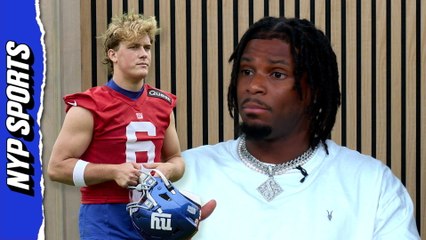 Giants' Ihmir Smith-Marsette: 'Jaxson Dart has balls of steel' | Blue Rush
