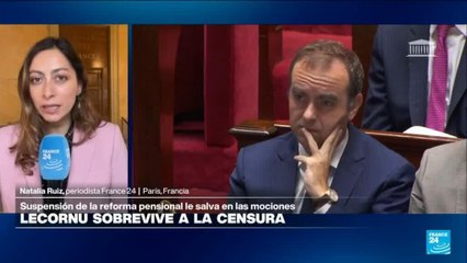 Informe desde París: Gobierno de Lecornu sobrevive a mociones de censura