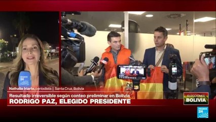 Informe desde Santa Cruz de la Sierra: seguidores de ‘Tuto’ Quiroga rechazan victoria de Paz