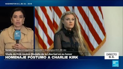 Directo D. C. y la entrega de la Medalla de la Libertad al activista asesinado Charlie Kirk