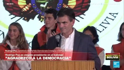 Rodrigo Paz: "Hay que abrir Bolivia al mundo"