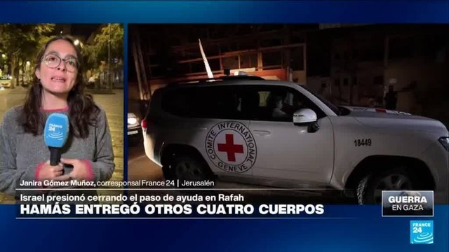 Hamás entrega a Israel los cuerpos de cuatro rehenes más; Israel anuncia incumplimiento del acuerdo