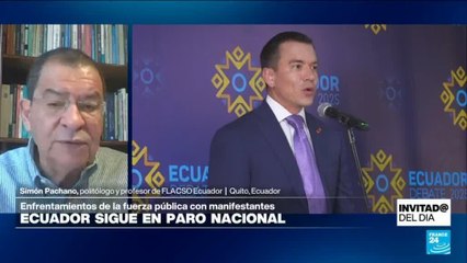 Ecuador: ¿cuál es la estrategia de seguridad de Noboa durante el paro nacional?