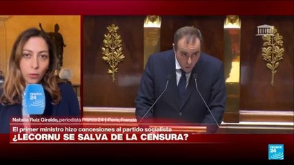 Informe desde París: Lecornu evitaría censura tras discurso ante la Asamblea