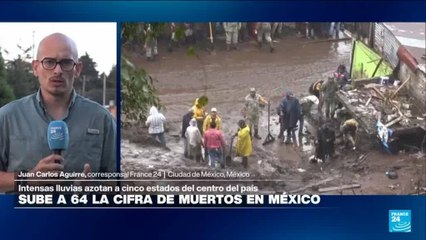 Informe desde Ciudad de México: Sheinbaum promete apoyo las víctimas de intensas lluvias