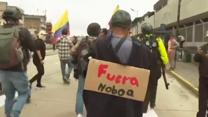 Crece el rechazo contra el presidente ecuatoriano Daniel Noboa