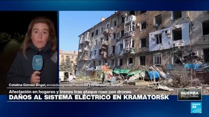 Informe desde Kramatorsk: cortes de energía en Ucrania tras ataques rusos a sistemas eléctricos