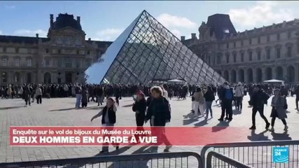 Cambriolage du Louvre : deux suspects ont été interpellés