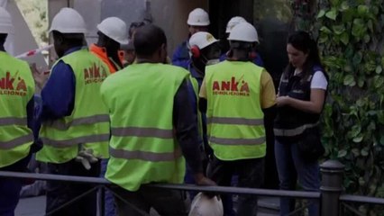 Derrumbe en edificio de Madrid deja varios heridos y desaparecidos