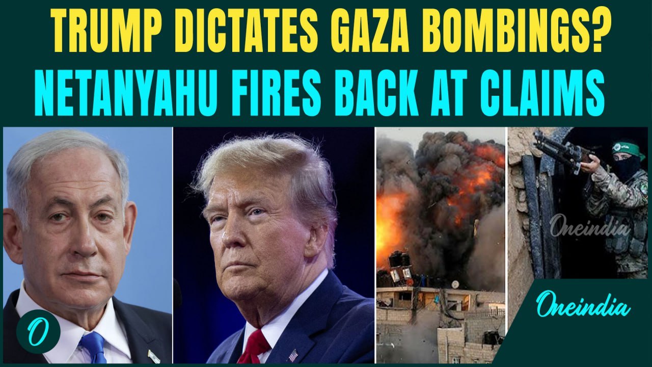 Israel DROPPING BOMBS In Gaza on Trump’s Order? Netanyahu SHUTS DOWN Reports of U.S Dictating Israel