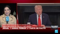 Informe desde Washington: Trump anuncia firma entre de acuerdo entre Israel y Hamás