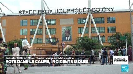 Premier tour de la présidentielle ivoirienne: vote dans le calme, incidents sporadiques