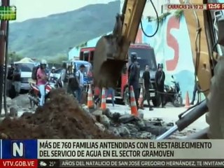 Gobierno de Caracas atiende de manera oportuna afectaciones en el servicio de agua en Catia