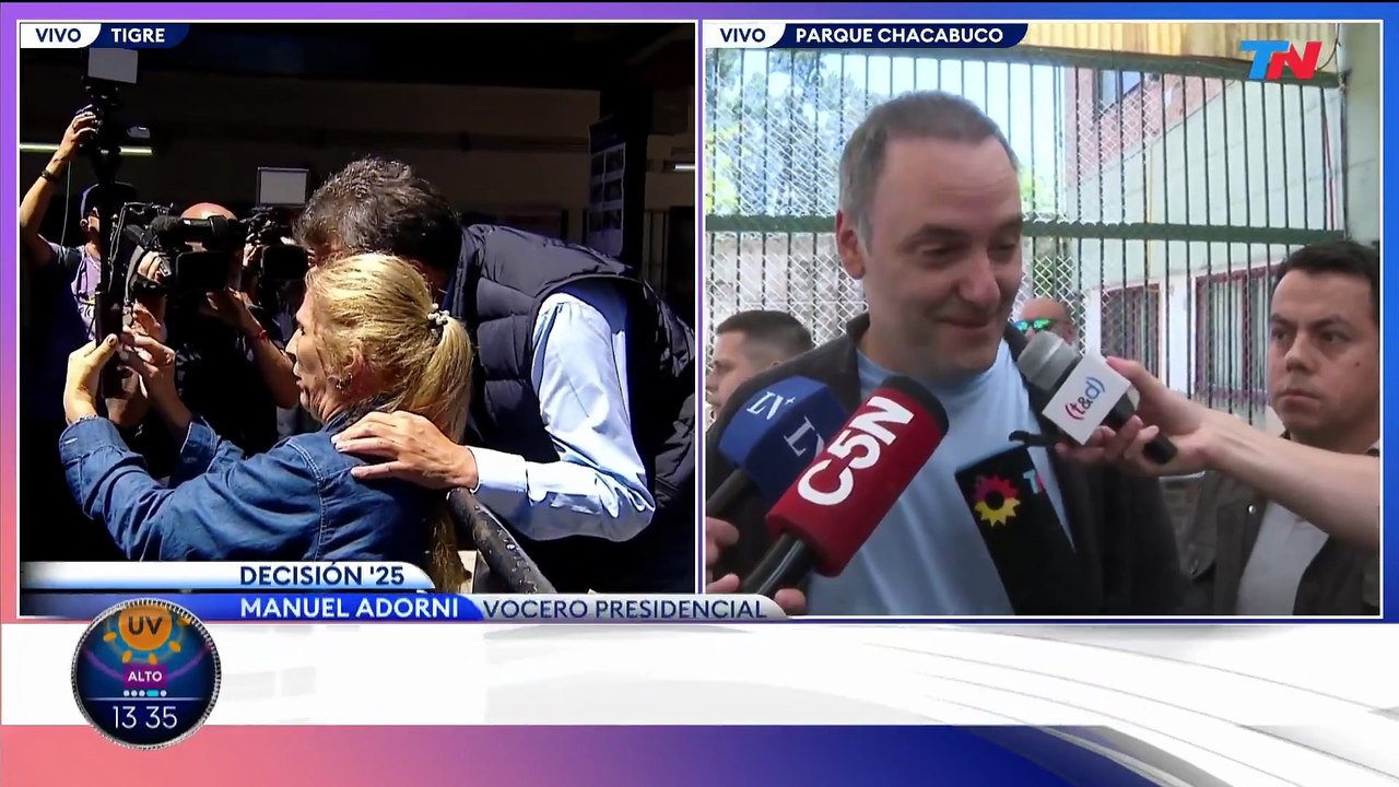 Votó Manuel Adorni
