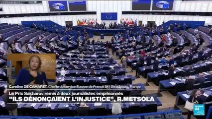 Le prix Sakharov décerné à deux journalistes emprisonnés du Bélarus et de Géorgie