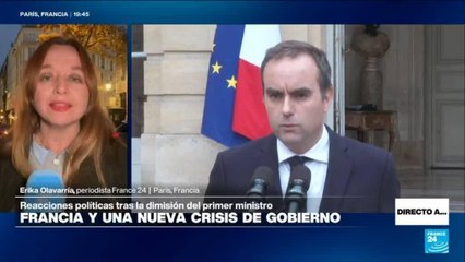 Directo a... París y las reacciones políticas de la dimisión de Sébastien Lecornu