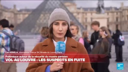Vol au Louvre : la traque des suspects se poursuit, le musée fermé jusqu'à mercredi