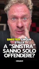 Robby Giusti - Da sinistra, sempre e solo insulti. (26.10.25)