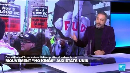 Mouvement "No Kings" aux États-Unis : des millions d'Américains anti-Trump attendus dans la rue